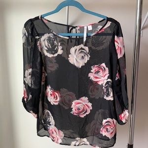 Lauren Conrad sheer blouse